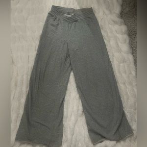 Grey flare sweatpants